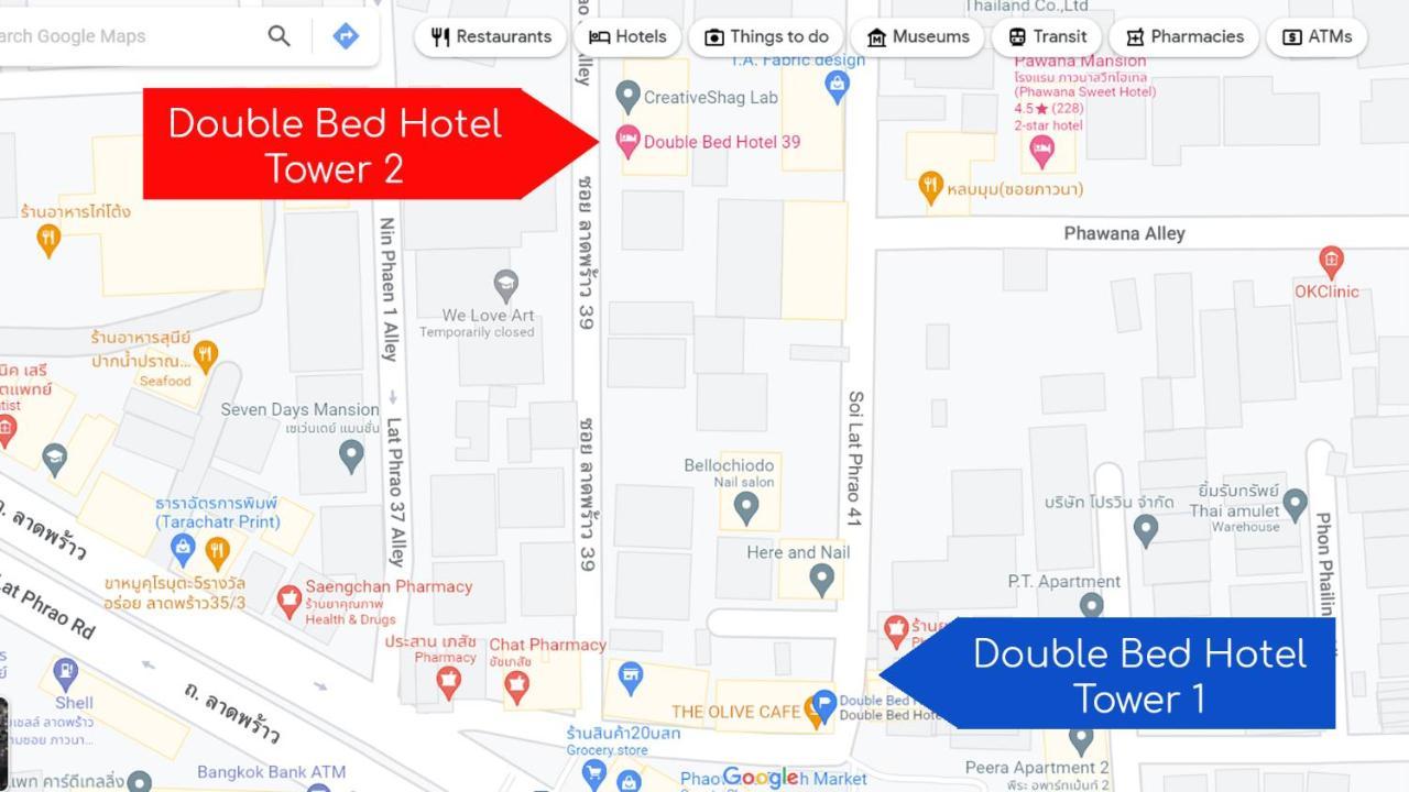 Double Bed Hotel Bangkok Buitenkant foto